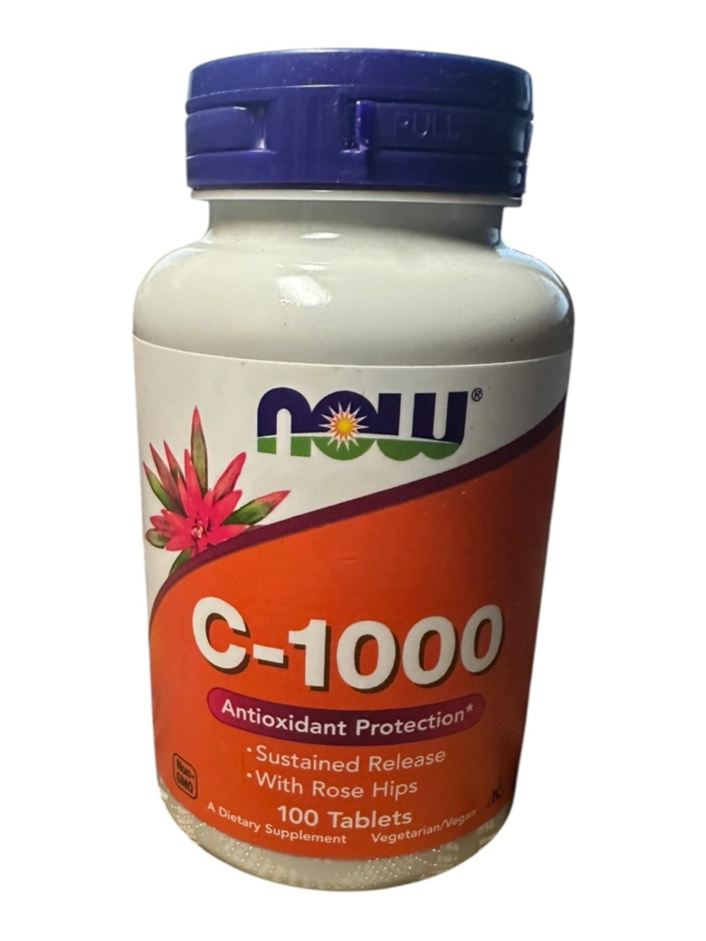 NOW Foods Vitamin C-1000 Sustained Release Tablets – 100 Count Sealed